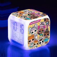Lade das Bild in den Galerie-Viewer, Digitaler LOL Surprise Wecker mit wechselnden Farben kaufen - Pk.toys
