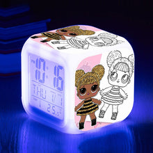 Lade das Bild in den Galerie-Viewer, Digitaler LOL Surprise Wecker mit wechselnden Farben kaufen - Pk.toys
