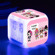 Lade das Bild in den Galerie-Viewer, Digitaler LOL Surprise Wecker mit wechselnden Farben kaufen - Pk.toys