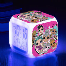 Lade das Bild in den Galerie-Viewer, Digitaler LOL Surprise Wecker mit wechselnden Farben kaufen - Pk.toys