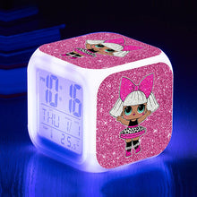 Lade das Bild in den Galerie-Viewer, Digitaler LOL Surprise Wecker mit wechselnden Farben kaufen - Pk.toys