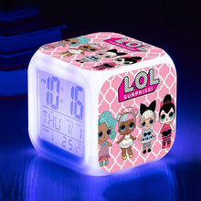 Lade das Bild in den Galerie-Viewer, Digitaler LOL Surprise Wecker mit wechselnden Farben kaufen - Pk.toys