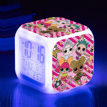 Lade das Bild in den Galerie-Viewer, Digitaler LOL Surprise Wecker mit wechselnden Farben kaufen - Pk.toys