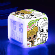 Lade das Bild in den Galerie-Viewer, Digitaler LOL Surprise Wecker mit wechselnden Farben kaufen - Pk.toys
