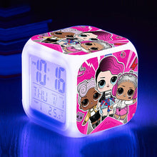 Lade das Bild in den Galerie-Viewer, Digitaler LOL Surprise Wecker mit wechselnden Farben kaufen - Pk.toys