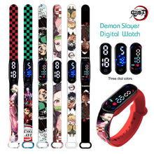 Lade das Bild in den Galerie-Viewer, Demon Slayer Digitale Kinder Armbanduhr kaufen - Pk.toys