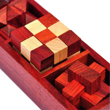 Lade das Bild in den Galerie-Viewer, 3D IQ Holzpuzzle Knobelspiel Lern Puzzle kaufen - Pk.toys