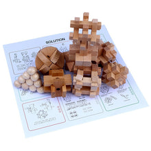 Lade das Bild in den Galerie-Viewer, 3D IQ Holzpuzzle Knobelspiel Lern Puzzle kaufen - Pk.toys