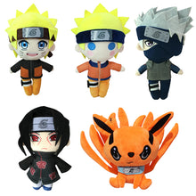Lade das Bild in den Galerie-Viewer, Naruto Plüschfigure Q Version Uzumaki Naruto Kakashi Uchiha Itachi Bijuu Kurama Kyuubi (ca. 20cm) kaufen - Pk.toys
