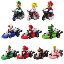 Lade das Bild in den Galerie-Viewer, 10er Set Super Mario Spiel Autos mit Pullback Funktion kaufen - Pk.toys