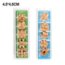 Lade das Bild in den Galerie-Viewer, 3D IQ Holzpuzzle Knobelspiel Lern Puzzle kaufen - Pk.toys