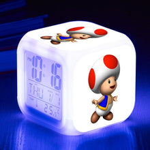 Lade das Bild in den Galerie-Viewer, Super Mario Digital Wecker mit LED und Farbwechsel kaufen - Pk.toys