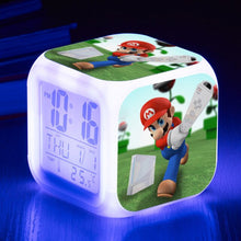 Lade das Bild in den Galerie-Viewer, Super Mario Digital Wecker mit LED und Farbwechsel kaufen - Pk.toys