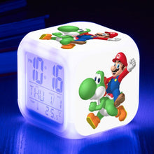 Lade das Bild in den Galerie-Viewer, Super Mario Digital Wecker mit LED und Farbwechsel kaufen - Pk.toys