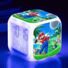Lade das Bild in den Galerie-Viewer, Super Mario Digital Wecker mit LED und Farbwechsel kaufen - Pk.toys