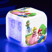 Lade das Bild in den Galerie-Viewer, Super Mario Digital Wecker mit LED und Farbwechsel kaufen - Pk.toys