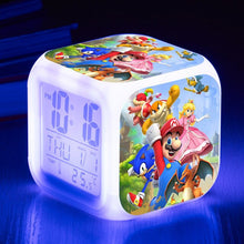 Lade das Bild in den Galerie-Viewer, Super Mario Digital Wecker mit LED und Farbwechsel kaufen - Pk.toys