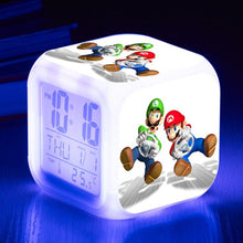 Lade das Bild in den Galerie-Viewer, Super Mario Digital Wecker mit LED und Farbwechsel kaufen - Pk.toys