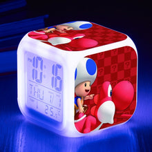 Lade das Bild in den Galerie-Viewer, Super Mario Digital Wecker mit LED und Farbwechsel kaufen - Pk.toys