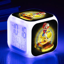 Lade das Bild in den Galerie-Viewer, Super Mario Digital Wecker mit LED und Farbwechsel kaufen - Pk.toys