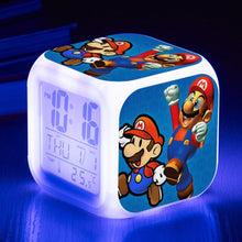 Lade das Bild in den Galerie-Viewer, Super Mario Digital Wecker mit LED und Farbwechsel kaufen - Pk.toys