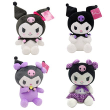Lade das Bild in den Galerie-Viewer, My Cute Melody Kuromi – Süße Plüsch Puppe (ca. 20cm) kaufen - Pk.toys