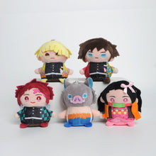 Lade das Bild in den Galerie-Viewer, Demon Slayer Plüsch Anhänger Tanjiro Nezuko Agatsuma Hashibira Tomioka ca. 10cm kaufen - Pk.toys