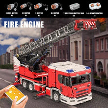 Lade das Bild in den Galerie-Viewer, Technik Baustein Set Feuerwehr Auto mit Fernbedienung (4886 Teile) kaufen - Pk.toys