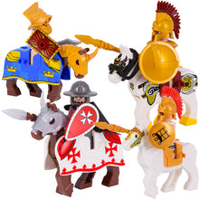 Lade das Bild in den Galerie-Viewer, Mittelalter Mini Figuren Klemm-Bausteine kaufen - Pk.toys