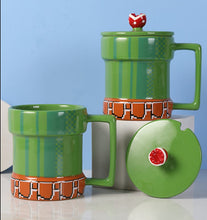 Lade das Bild in den Galerie-Viewer, Verschiedene Super Mario Becher, Kaffeetassen mit oder ohne Deckel kaufen - Pk.toys