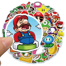Lade das Bild in den Galerie-Viewer, Super Mario Aufkleber - Sticker im 50er oder 100er Set kaufen - Pk.toys