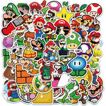 Lade das Bild in den Galerie-Viewer, Super Mario Aufkleber - Sticker im 50er oder 100er Set kaufen - Pk.toys