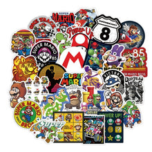 Lade das Bild in den Galerie-Viewer, Super Mario Aufkleber - Sticker im 50er oder 100er Set kaufen - Pk.toys
