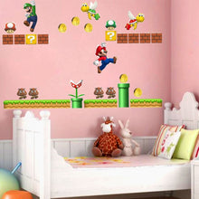 Lade das Bild in den Galerie-Viewer, Super Mario 3D Wandsticker Wand Aufkleber kaufen - Pk.toys