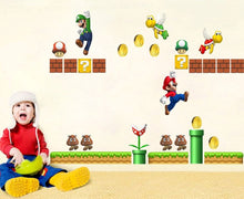 Lade das Bild in den Galerie-Viewer, Super Mario 3D Wandsticker Wand Aufkleber kaufen - Pk.toys