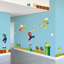 Lade das Bild in den Galerie-Viewer, Super Mario 3D Wandsticker Wand Aufkleber kaufen - Pk.toys