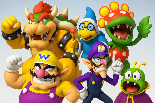 Die besten Bösewichte in Super Mario Spielen -Diese Schurken lieben wir zu hassen!