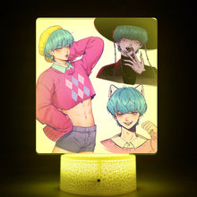 Lade das Bild in den Galerie-Viewer, Stimmungsvolle K-Pop Demon Hunters Nachtlichter – mit Motiven von Zoe, Rumi, Mira und den Saja Boys
