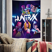 Lade das Bild in den Galerie-Viewer, Dekoratives Hintergrund- und Wandposter im K-Pop Demon Hunters Design – ideal für Geburtstage, Events und Partys
