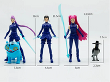 Lade das Bild in den Galerie-Viewer, Fünfteiliges Figuren-Set der K-Pop Demon Hunters
