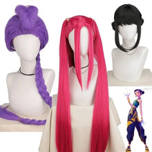 Lade das Bild in den Galerie-Viewer, Perfekte Demon Hunters Cosplay-Perücke – erhältlich als Mira, Zuri oder Rumi
