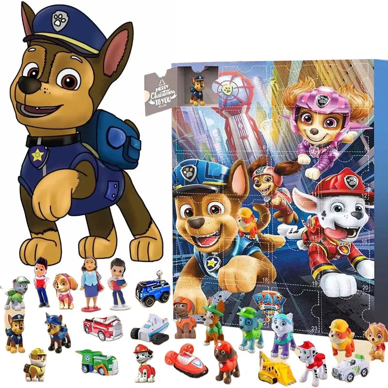 Paw Patrol Adventskalender mit 24 Figuren