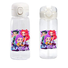 Lade das Bild in den Galerie-Viewer, Praktische Hunterx K-Pop Demon Hunters Wasserflasche für Sport &amp; Alltag – erhältlich in 400 und 600 ml
