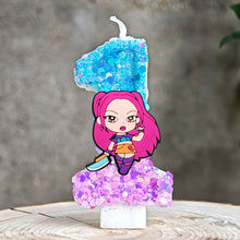 Lade das Bild in den Galerie-Viewer, Festliche K-Pop Demon Hunters Kerze – inklusive Jahreszahl für Geburtstage
