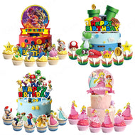 25teiliges Super Mario Kuchen Topper Deko Set für Geburtstag Feier etc.