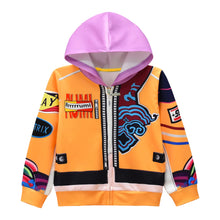 Lade das Bild in den Galerie-Viewer, Detailreiches Rumi Kinder-Cosplay im K-Pop Demon Hunters Stil
