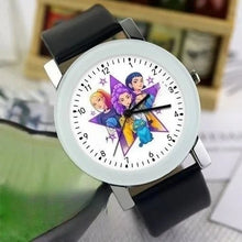 Lade das Bild in den Galerie-Viewer, K-Pop Demon Hunters Kinder Armbanduhren mit Rumi Mira Zoey HunterX Motiven
