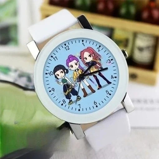 K-Pop Demon Hunters Kinder Armbanduhren mit Rumi Mira Zoey HunterX Motiven