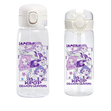 Lade das Bild in den Galerie-Viewer, Praktische Hunterx K-Pop Demon Hunters Wasserflasche für Sport &amp; Alltag – erhältlich in 400 und 600 ml
