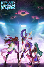 Lade das Bild in den Galerie-Viewer, Dekoratives Hunterix Wandposter als Kunstdruck im K-Pop Demon Hunters Stil
